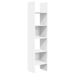 vidaXL estantería librería madera contrachapada blanco 40x35x180 cm