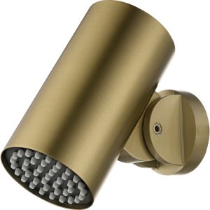 Rociador redondo ø8cm tube para ducha empotrada oro cepillado [ imex® ]