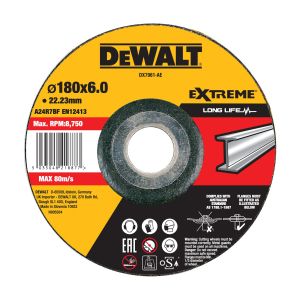 Dewalt dx7961-ae - disco de desbaste concavo para metal 180 x 6 x 22.23mm