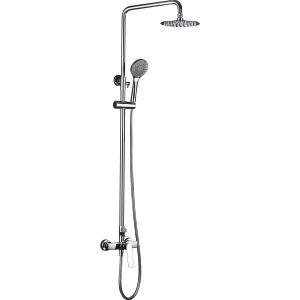 Mice - conjunto columna de ducha monomando con barra extensible color cromo