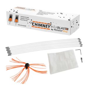Deshollinador cepillo nylon cepillo 11m kit flexibles 11 varillas