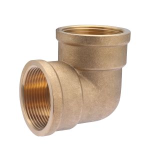 Codo de latón hembra para atornillar (1' 1/2)