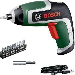 Atornillador inalámbrico Bosch ixo 7 con 10 puntas y caja de almacenamiento