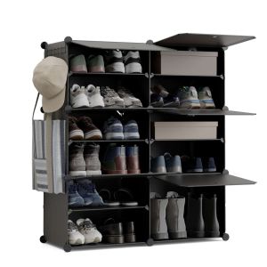 Newlux zapateros cube c6 6 compartimentos, 24 pares (83x32x95cm)