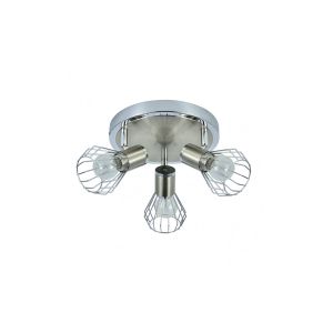 Plafón - fab - mateo - gris - metal - 3 focos