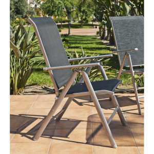 Pack 4 sillones plegables multiposición para exterior
