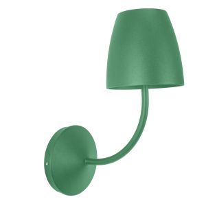 Forlight eclipta ii aplique verde con luz LED blanco cálido 3000k