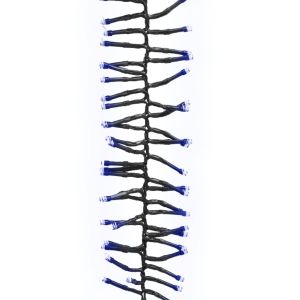 vidaXL tira de luces de racimo con 2000 LED PVC azul