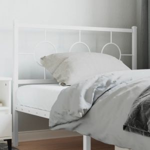 Cabecero de metal blanco 107 cm eso4674