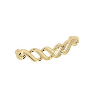 Tirador para mueble 745 en zamac dist entre ejes 96mm dorado lote de 25