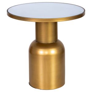 Mesa auxiliar de metal 46x46x45h cm