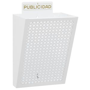 Cesta para publicidad color blanco nº1 22x30x19cm e2304 arregui
