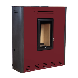Estufa de pellets pasillo s-plus 11,8 kw con Wi-Fi - burdeos