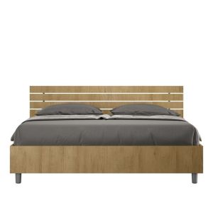 Cama queen ankel 160x200 cm roble natural