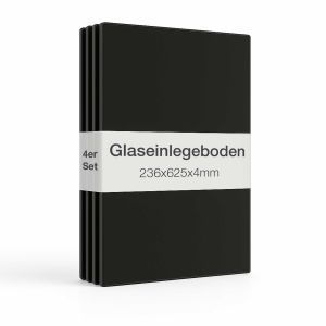 K-möbel juego de 4 estantes cristal para 2 trg. Vitrina suelo c1084/c1019