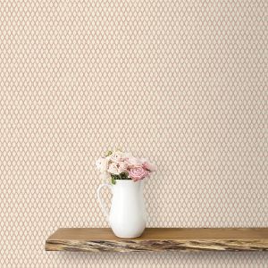 Papel pintado texturizado tnt doble enlaces burdeos
