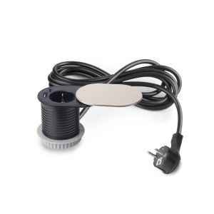 Multiconector vertikal flat 60 con tapa deslizante