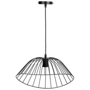 Lámpara de techo de metal negra 43x26x100