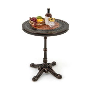 Mesa de comedor redonda 60,5 x 60,5 x 73