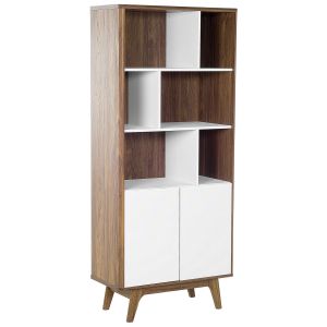 Estantería columbus 182 cm marrón/blanco