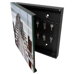 Armario para llaves decorativo 30x30x5, apertura izquierda tulup