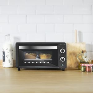 Cecotec horno de sobremesa bake&toast 1090 black, 10 l, 1000 w