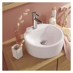 Nori lavabo de resina redondo 37 cm