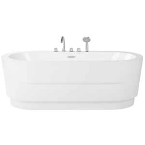 Bañera independiente empresa 170 x 80 cm con fijaciones blanco