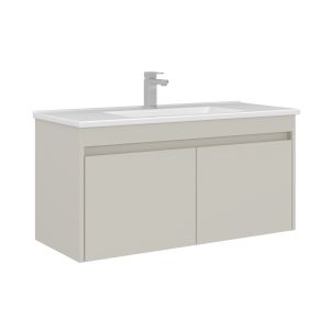 Mueble para lavabo <<arno 100>> - 100 x 45 x 52 cm - cashmere