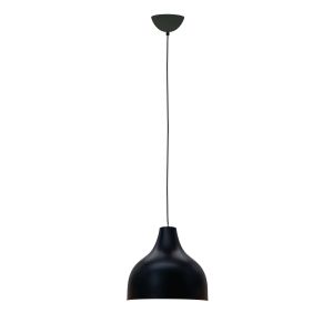 Lámpara de techo colgante LED umbrella azabak - 15 w - negro - aluminio