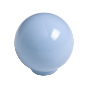 Tirador bola abs 29mm brillo azul bebe lote de 50
