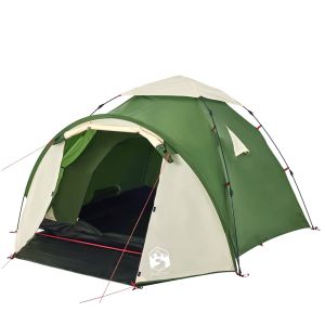 vidaXL tienda de campaña iglú 3 personas apertura rápida verde