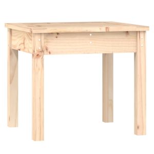 vidaXL banco de jardín madera maciza de pino 50x44x45 cm