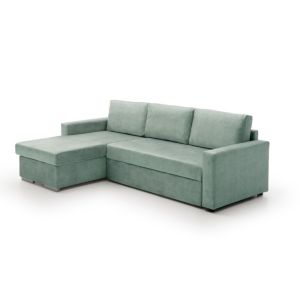 Sofa cama chaise longue isabella low cost agua marina izquierda