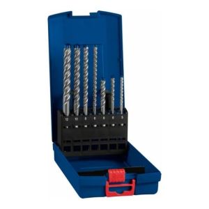 Cofre de 7 brocas para hormigón sds plus 7x expert Bosch 5/6/6/8/8/10/12 mm