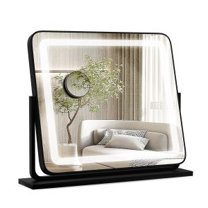 Espejo de maquillaje con luz LED 56 x 48