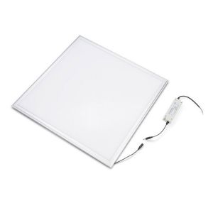 Pack x2 panel LED slim 60 x 60 cm 48w blanco frío 6000k.  marco blanco