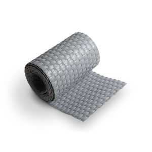 Rollo de ratán trenzado (gris) 19x255 cm