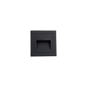 Aplique pared LED empotrable trido mini 2w 90lm 4000k secom