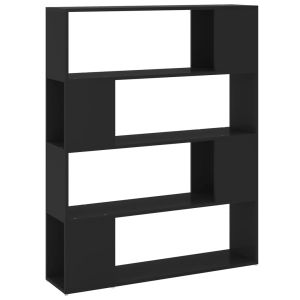 vidaXL estantería/divisor de espacios negro 100x24x124 cm