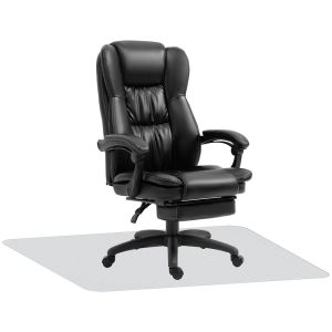 Conjunto de silla 68.5x68.5x121 cm pu, espuma Homcom