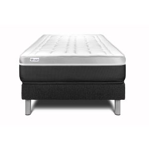 Conjunto vital soft 120 x 200 cm somier kit negro