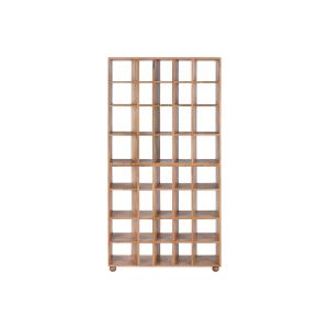 Estantería de madera de mango en marrón 100x35x195cm
