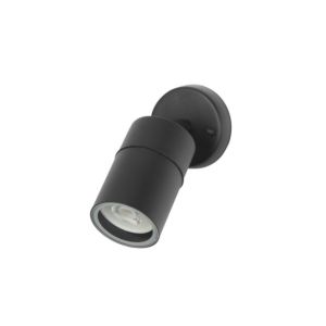 Aplique de pared exterior negro