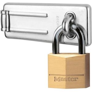 Pack que incluye cerrojo de puerta y candado con llave - master lock - 1407