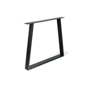Mueble de diseño rei pie fijo metal crudo negro