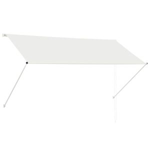 vidaXL toldo retráctil 250x150 cm crema