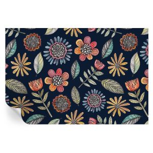 Murales autoadhesivos mosaico floral 104x152 tulup