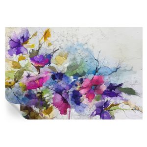 Murales autoadhesivos flores abstractas 104x152 tulup