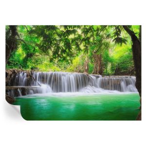 Murales autoadhesivos cascada del bosque 208x146 tulup